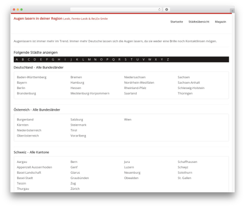 Bouncebooster WordPress plugin - augenlasern.in