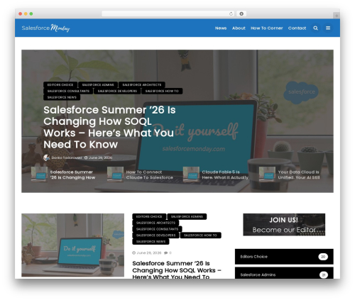 Disto WP theme - salesforcemonday.com
