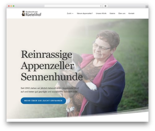 Divi WordPress theme - ruetelihof.ch