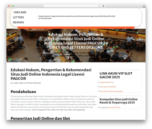 Elearning School theme WordPress - linesandlettersdesigns.com