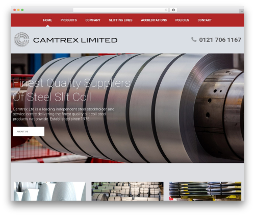 esterling WordPress theme - camtrex.co.uk