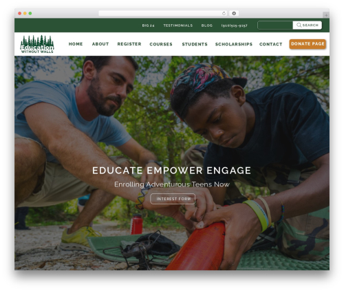 Theme WordPress Showit - educationwithoutwalls.net