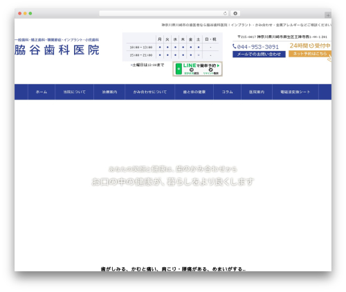 Theme WordPress Themify Basic - wakitani-dc.com