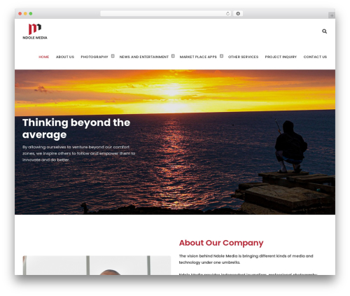 upScale theme WordPress - ndolemedia.com