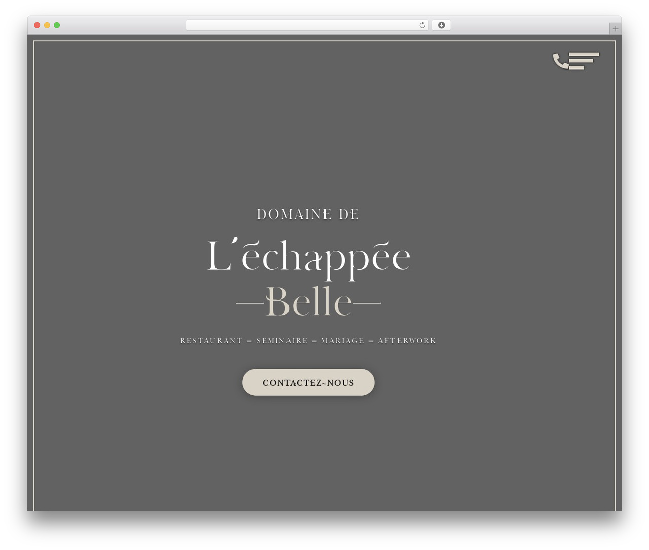 WordPress theme Logia thème enfant - echappeebelle.com