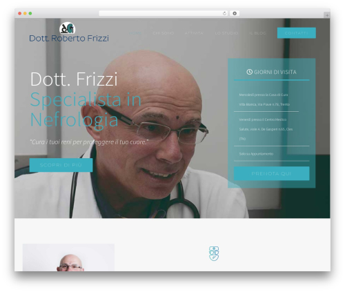 Avada WordPress theme - nefrologofrizzi.com