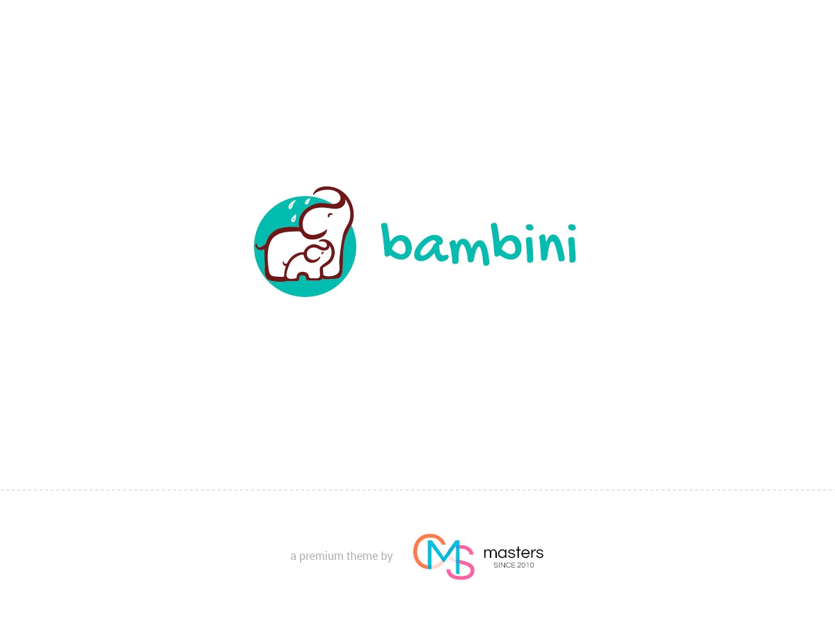 Bambini WordPress portfolio template