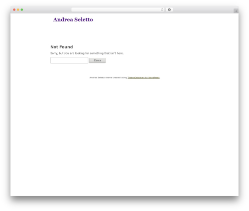 Basic 101 theme WordPress - andreaseletto.com