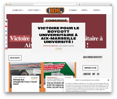 BDS WordPress theme - bdsfrance.org