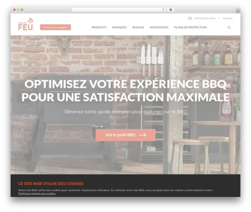 cherry WordPress theme design - passionfeu.com