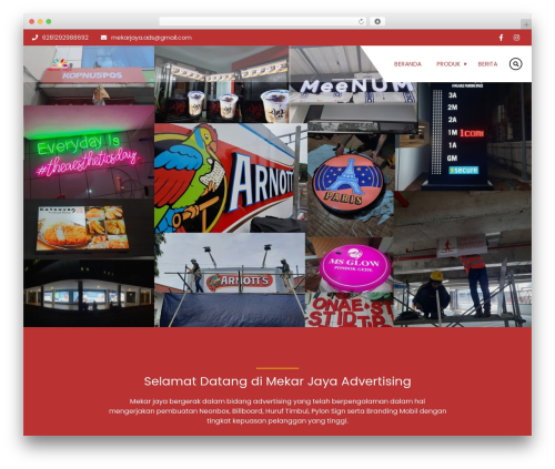 Compro theme WordPress - mekarjayareklame.com