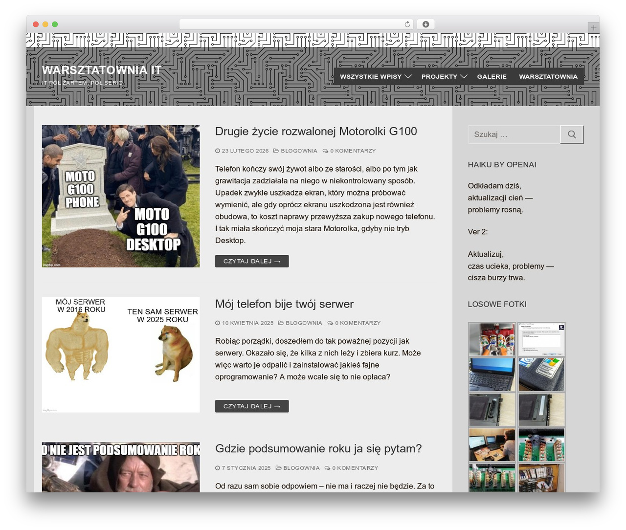 Customify theme WordPress - warsztatownia.it Customify theme WordPress - warsztatownia.it
