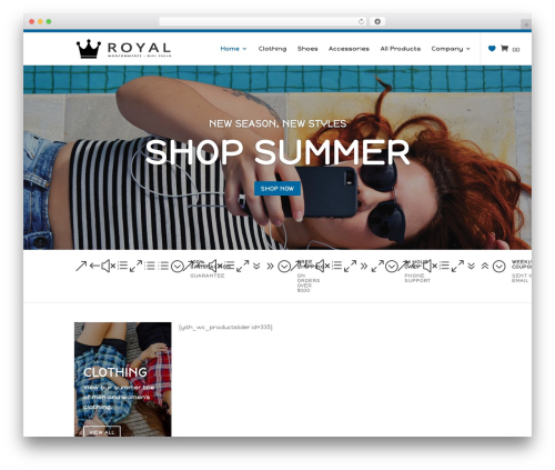 Divi WordPress theme - royalcommerce-demo4.timstrifler.com