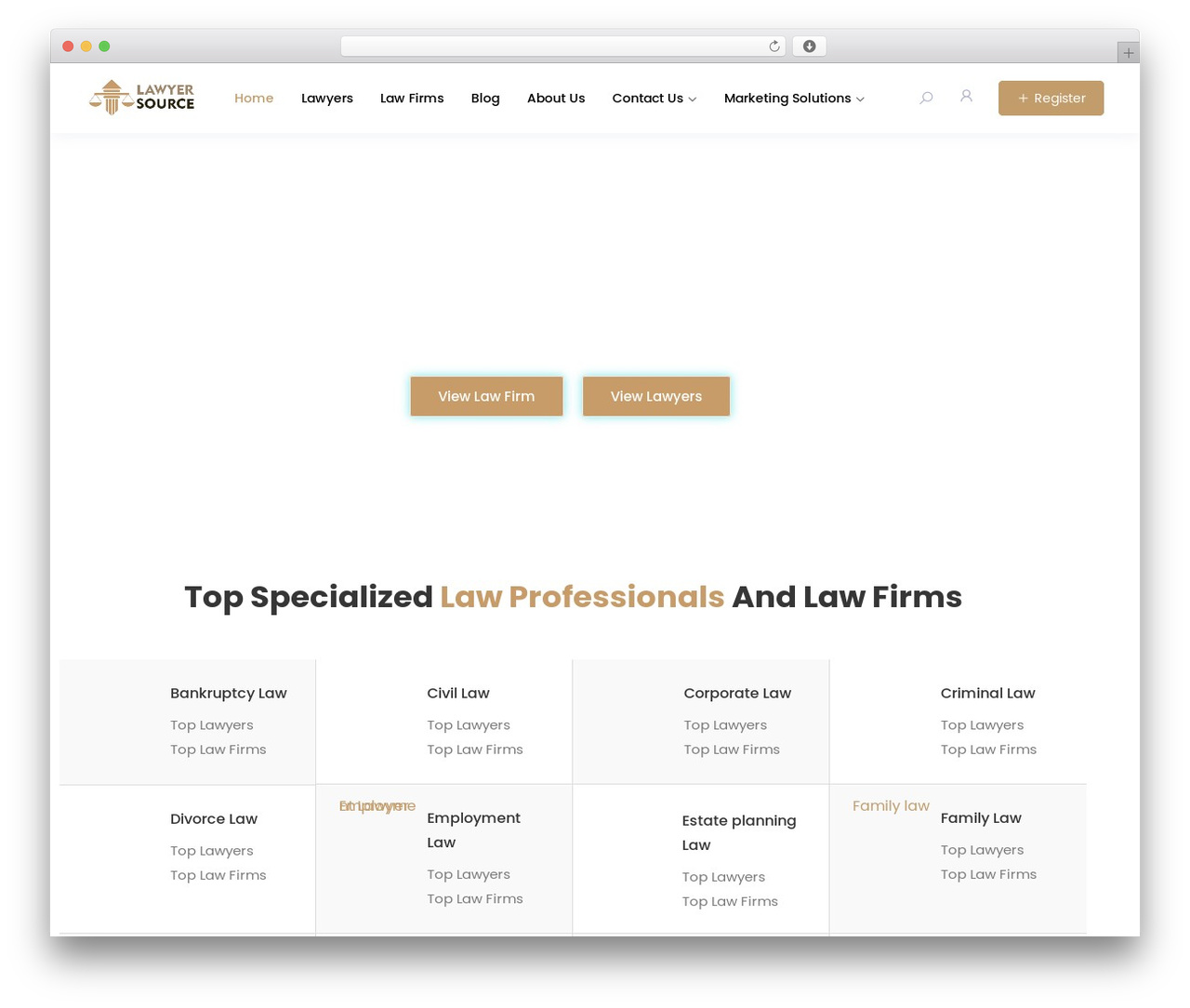 dLawyers WordPress theme - lawyersource.com.au