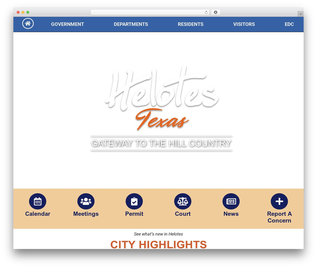 Theme WordPress Hello Elementor - helotes-tx.gov