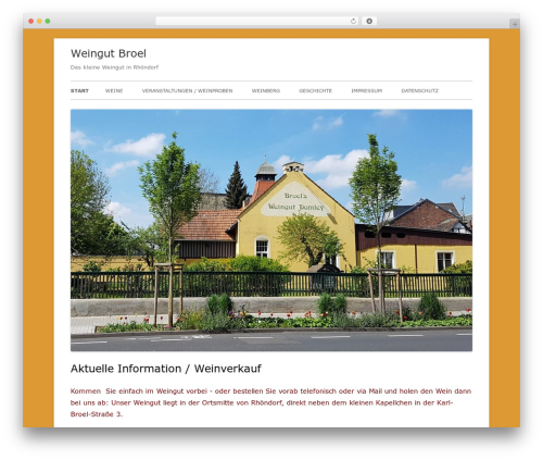 Tiny Framework free WP theme - weingutbroel.de Tiny Framework free WP theme - weingutbroel.de