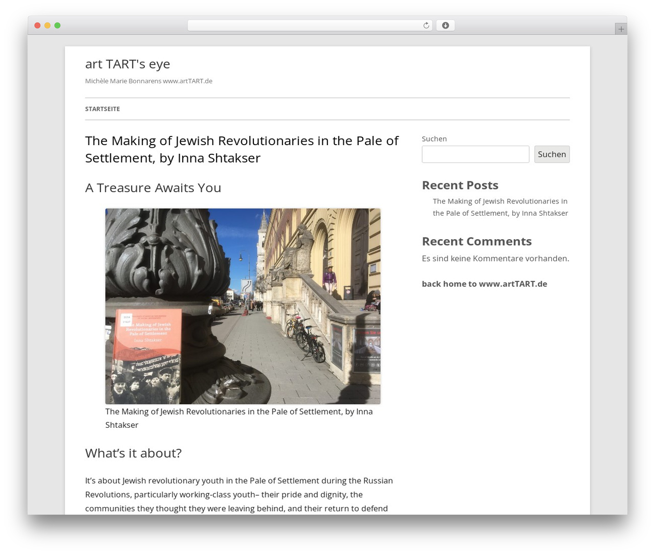 WP theme Tiny Framework - arttart.info
