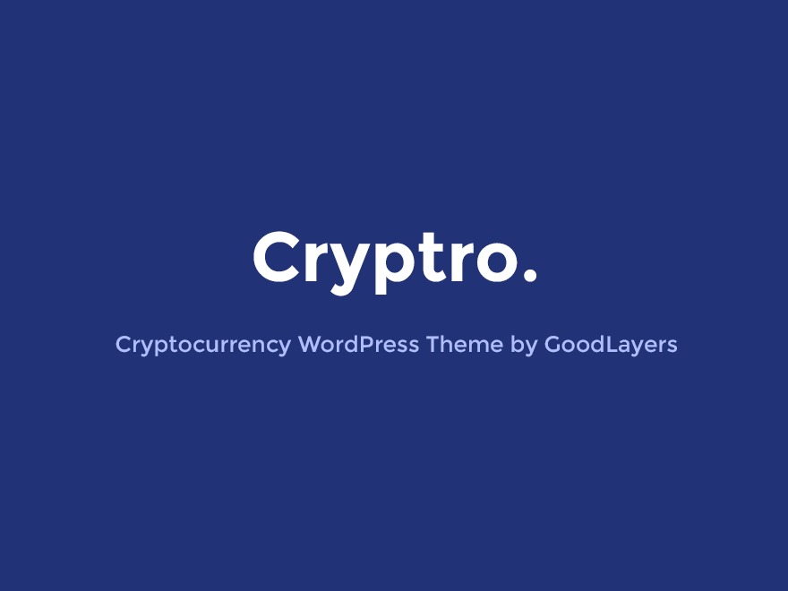 Cryptro WordPress theme Cryptro WordPress theme