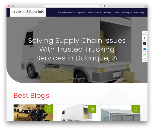 Divi WordPress theme - transportation-info.com