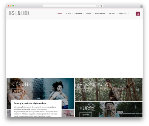 LMStudy WordPress theme - fashion-school.pl