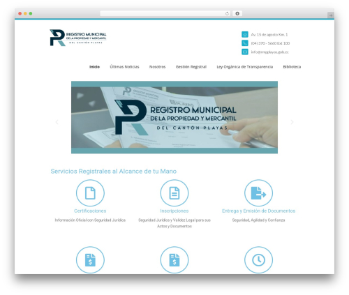Mirror WordPress Theme WordPress theme - rmpplayas.gob.ec