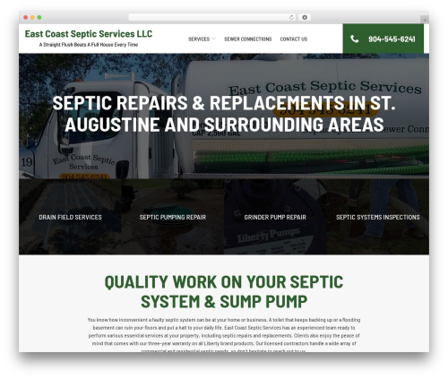 Reach Local theme WordPress - staugustineseptic.com