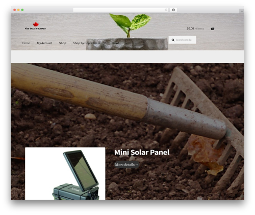 Storefront WordPress theme free - forsaleincanada.ca