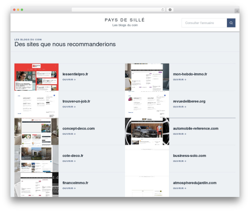 Theme WordPress Maxwell - cc-paysdesille.fr
