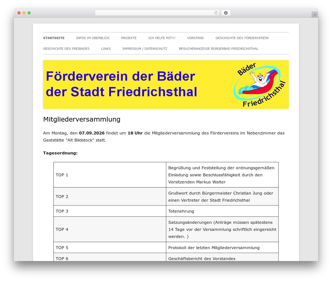Tiny Framework top WordPress theme - foerderverein-der-baeder.de Tiny Framework top WordPress theme - foerderverein-der-baeder.de