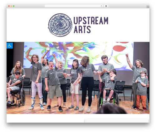WordPress theme Divi - upstreamarts.org
