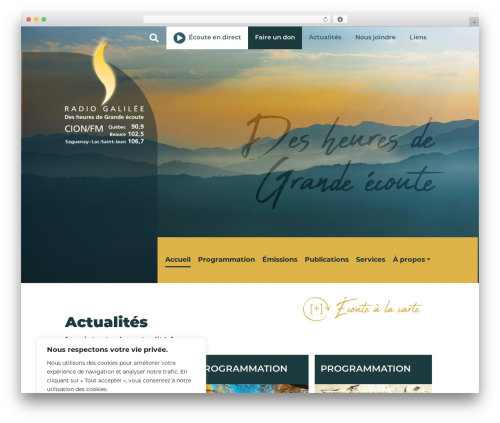 WordPress theme picostrap5 - radiogalilee.com