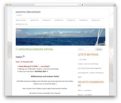 Best WordPress theme Tiny Framework - staretzek.de