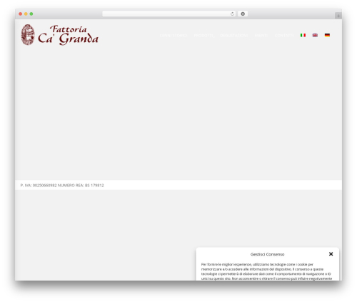 Blaszok WP theme - fattoriacagranda.it