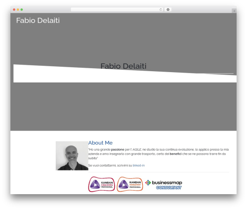 Bootstrap Basic4 WordPress theme - delaiti.it