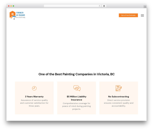 ProRange WordPress theme - strengthofcolours.ca