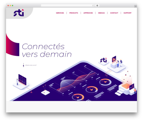 STI WordPress theme - stitelecom.ch