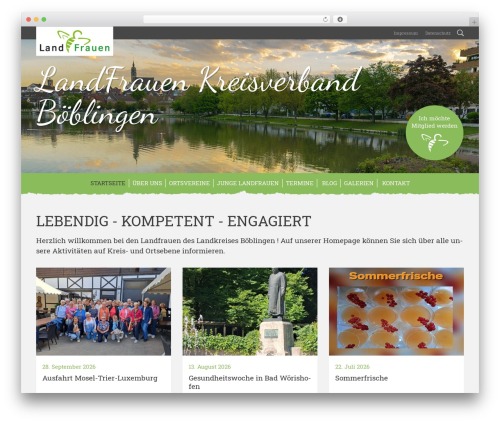 Theme WordPress LFWB Theme - landfrauen-kreisboeblingen.de