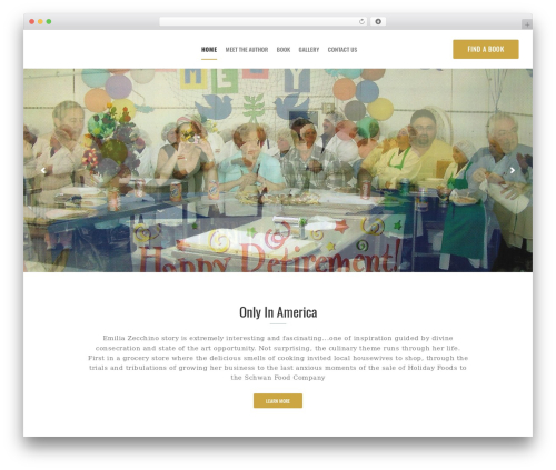 Triompher theme WordPress - onlyinamericamemoir.com