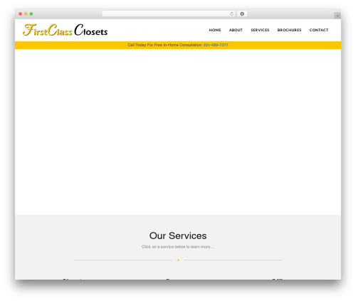 willow WordPress theme - firstclassclosets.com