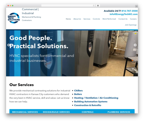 WordPress theme Vortex Pro Theme - energytechkc.com