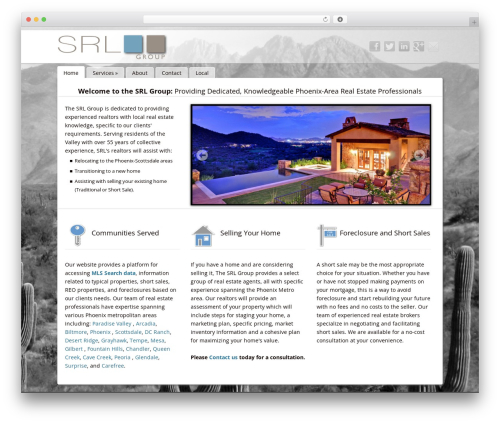 Catalyst real estate theme WordPress - thesrlgroup.com