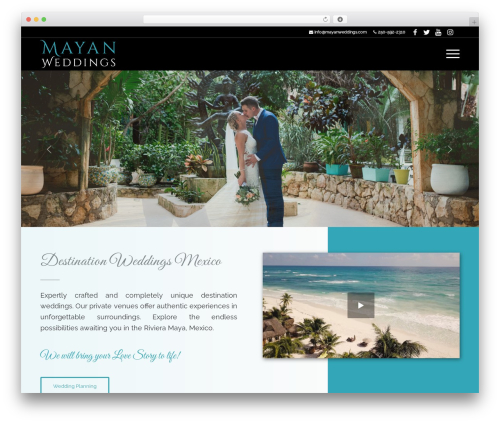 Enfold WordPress theme - mayanweddings.com