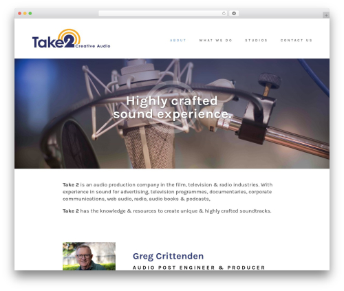 Take2 WordPress theme - take2.com.au