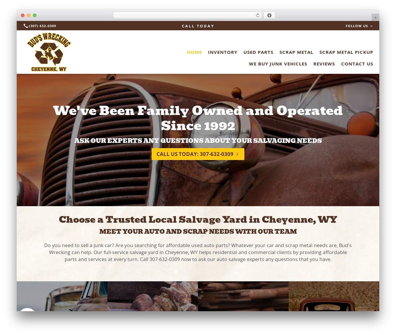 WordPress theme Beacon Theme - budswrecking.com