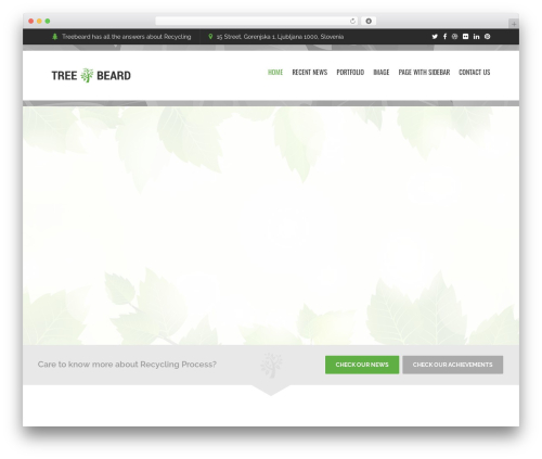 WordPress theme Treebeard - treebeard.premiumcoding.com