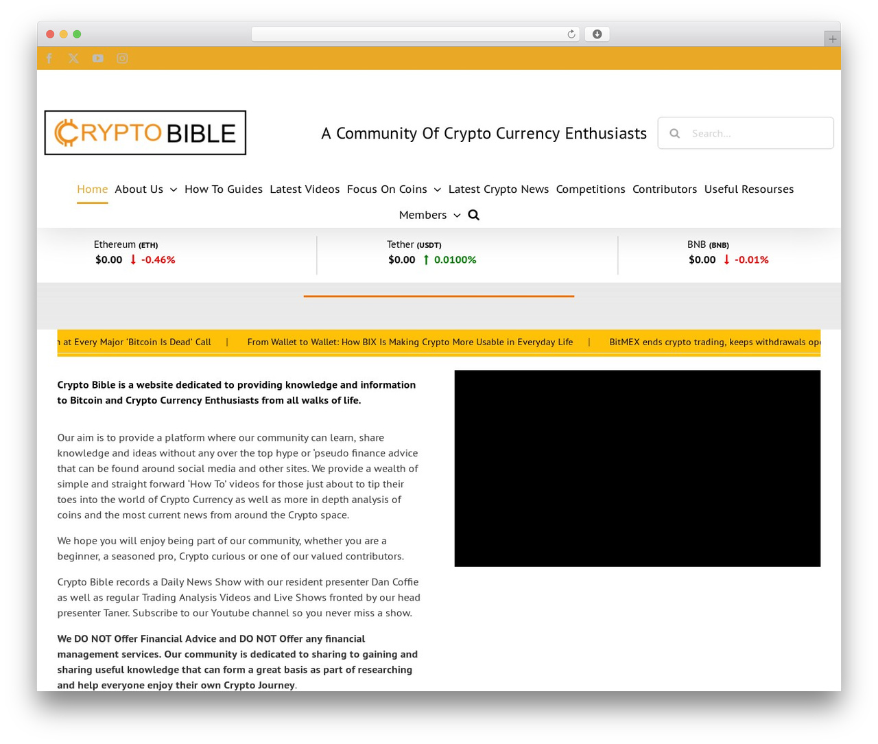 Avada WordPress theme - cryptobibleofficial.com