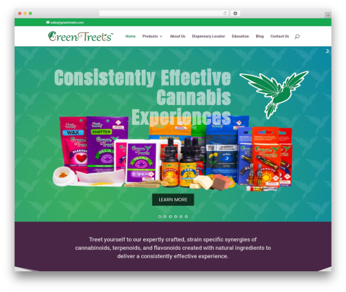 Divi theme WordPress - greentreets.com