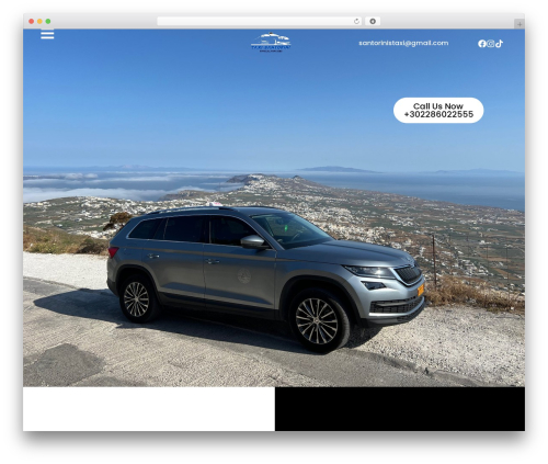 Chauffeur booking system WordPress plugin - taxisantorini.gr