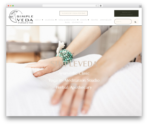 Hello Elementor WordPress theme - simpleveda.com