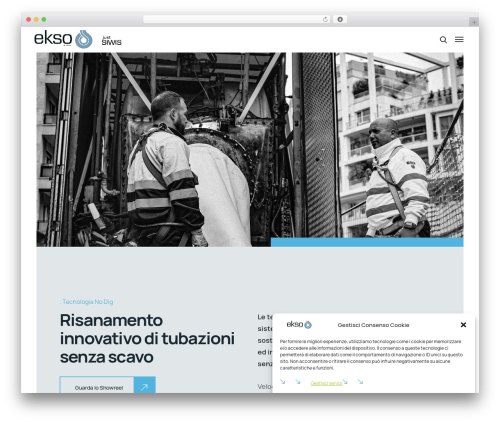 Industrium premium WordPress theme - ekso.it